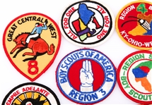 BOY SCOUTS OF AMERICA REGION PATCHES