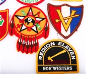 BOY SCOUTS OF AMERICA REGION PATCHES