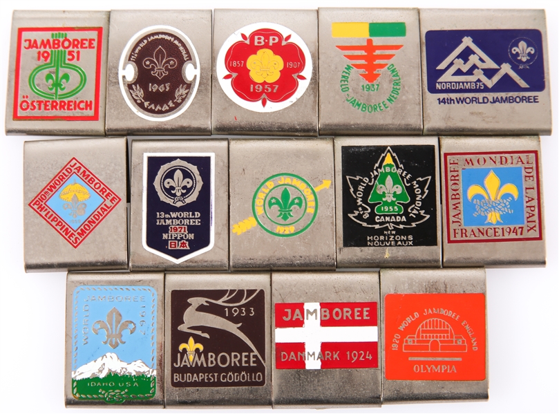 20TH C. BOY SCOUTS OF AMERICA WORLD JAMBOREE BELT LOOPS