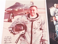 EARLY NASA PHOTOS & WILLIAM J KNIGHT AUTOGRAPH LOT
