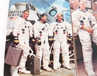 EARLY NASA PHOTOS & WILLIAM J KNIGHT AUTOGRAPH LOT