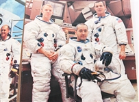 EARLY NASA PHOTOS & WILLIAM J KNIGHT AUTOGRAPH LOT