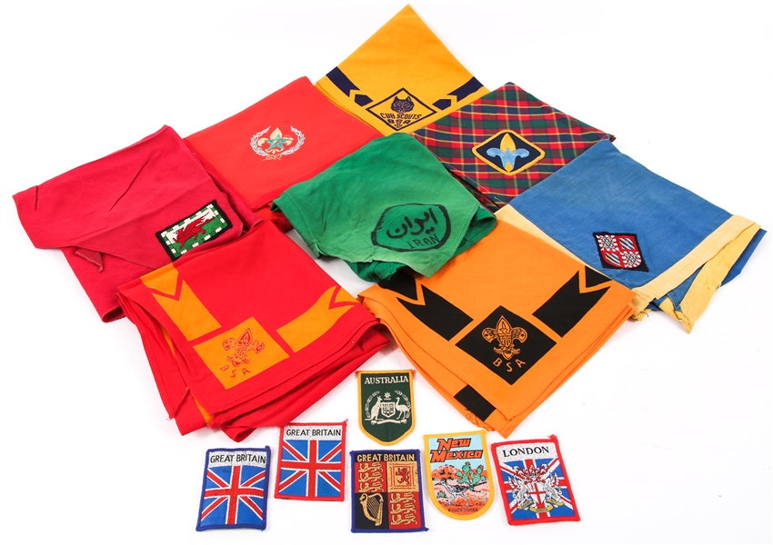 BOY SCOUTS OF AMERICA KERCHIEFS & PATCHES 