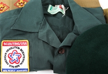 20TH C. BOY SCOUTS OF AMERICA UNIFORM, HATS & BELT