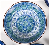 MODERN JAPANESE PORCELAIN BOWL AND SAUCES 