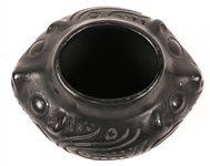 FIGURAL BLACK WARE BOWL