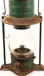EDWARD MILLER & CO. LARGE KEROSENE LANTERN