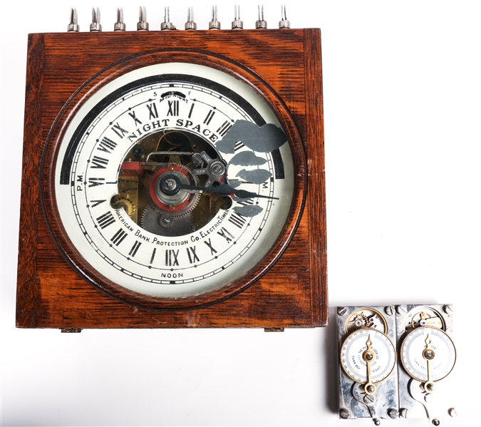 MOSLER & AMERICAN BANK PROTECTION TIMED SAFE LOCKS