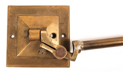 OC WHITE COMPANY WALL MOUNTED BRASS LIGHT ARMATURES 