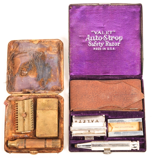 SHAVING SETS GILLET & VALET AUTO-STOP - EARLY 20TH C.