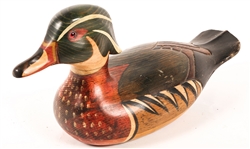 SIGNED TOM TABER DUCK DECOY 