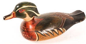SIGNED TOM TABER DUCK DECOY 