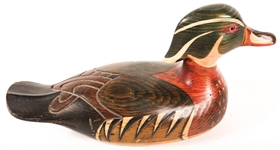 SIGNED TOM TABER DUCK DECOY 