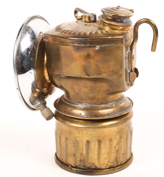 JUSTRITE CARBIDE MINERS LAMP