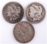 U.S. MORGAN SILVER DOLLARS 1882-1883 LOT OF 3