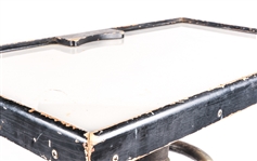 BAUSCH & LOMB MILK GLASS OPTOMETRY TABLE 