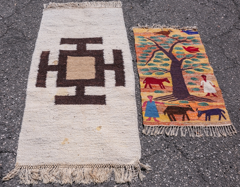 20TH C. AFRICAN MADE RUGS LOT OF 2