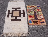 20TH C. AFRICAN MADE RUGS LOT OF 2