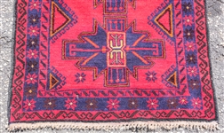 20TH C. GEOMETRIC PATTERN RUG