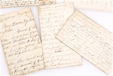 CIVIL WAR SOILDER'S LETTERS TO FAMILY LOT OF 5