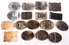 1970's & 1980's HESSTON NFR COMMEMORATIVE BELT BUCKLES 