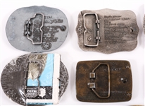 1970's & 1980's HESSTON NFR COMMEMORATIVE BELT BUCKLES 