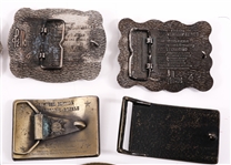 1970's & 1980's HESSTON NFR COMMEMORATIVE BELT BUCKLES 
