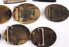 1970's & 1980's HESSTON NFR COMMEMORATIVE BELT BUCKLES 