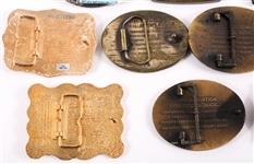 1970's & 1980's HESSTON NFR COMMEMORATIVE BELT BUCKLES 