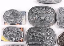 HESSTON NATIONAL FINALS RODEO BELT BUCKLES