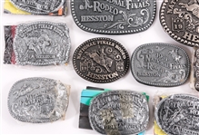 HESSTON NATIONAL FINALS RODEO BELT BUCKLES