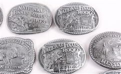 HESSTON NATIONAL FINALS RODEO BELT BUCKLES