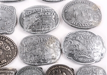 HESSTON NATIONAL FINALS RODEO BELT BUCKLES