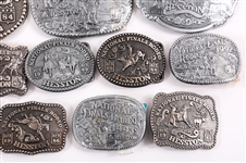 HESSTON NATIONAL FINALS RODEO BELT BUCKLES