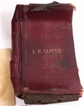 D.M. FERRY & CO SEED BOX AND 18TH C. EPHEMERA LOT