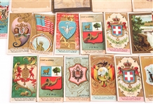 D.M. FERRY & CO SEED BOX AND 18TH C. EPHEMERA LOT