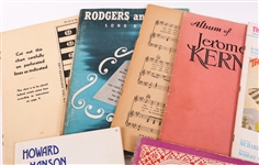 20TH C. SHEET MUSIC BOOKS 