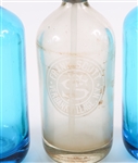 GLASS SELTZER BOTTLES LOT OF 3