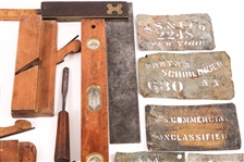 19TH & 20TH C. WOODWORKING TOOLS