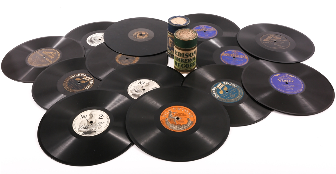 78MM GRAMAPHONE & PHONOGRAPH RECORDS LOT OF 14