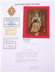 QUEEN VICTORIA HAIR SAMPLE WITH COA FROM LOUIS MUSHRO