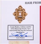 QUEEN VICTORIA HAIR SAMPLE WITH COA FROM LOUIS MUSHRO