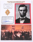 ABRAHAM LINCOLN HAIR SAMPLE WITH COA FROM LOUIS MUSHRO