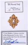 ABRAHAM LINCOLN HAIR SAMPLE WITH COA FROM LOUIS MUSHRO