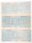 1864 $10 CONFEDERATE STATES RICHMOND OBSOLETE NOTES