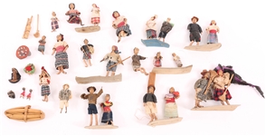 LATE 19TH C. PHILIPPINES HANDMADE MINIATURE DOLLS