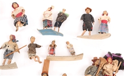 LATE 19TH C. PHILIPPINES HANDMADE MINIATURE DOLLS