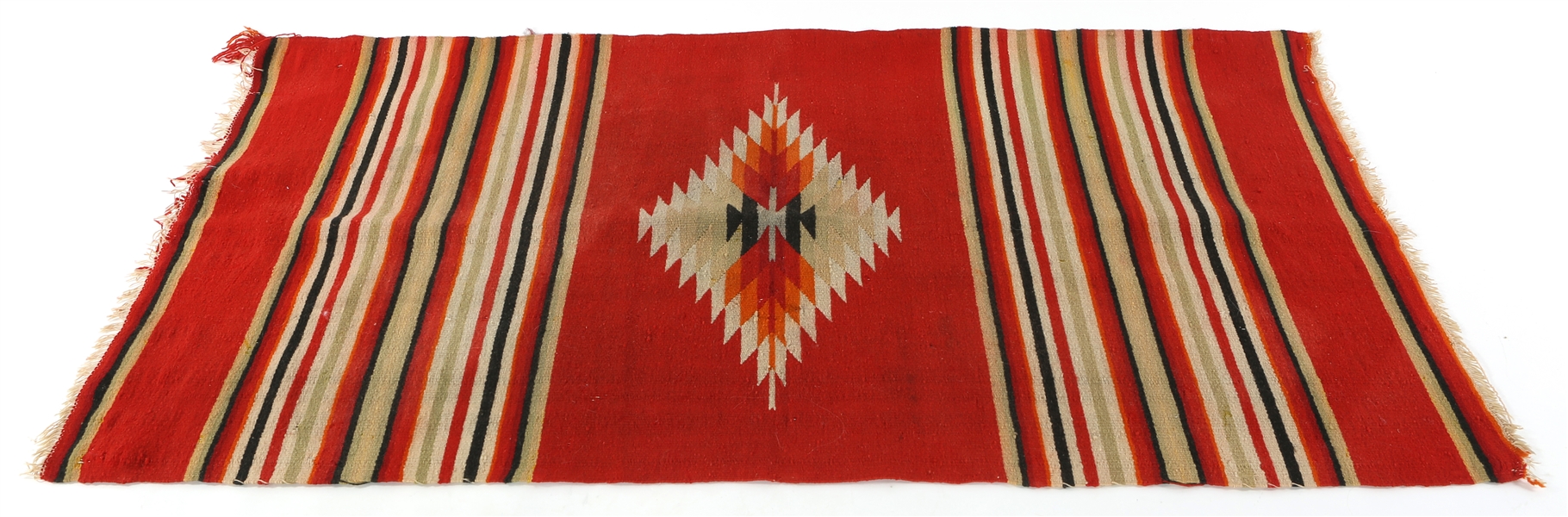 LATE 19TH C. NAVAJO WOVEN BLANKET