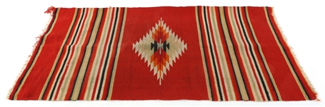 LATE 19TH C. NAVAJO WOVEN BLANKET