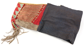 LATE 19TH C. NATIVE AMERICAN CRADLE BOARD COVER